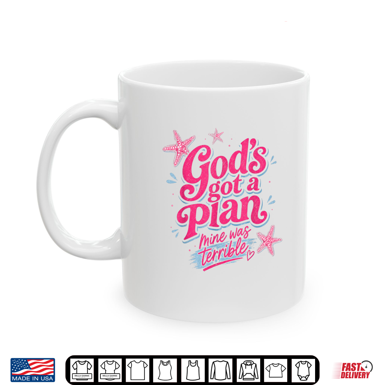 God’S Got A Plan Mine Was Terrible Christian Striped Shirt