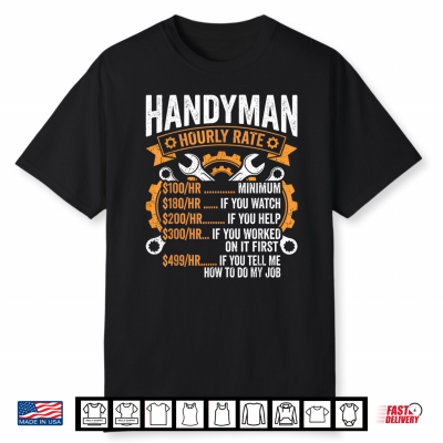 Handyman Art Mr Fix It Handyman Shirt