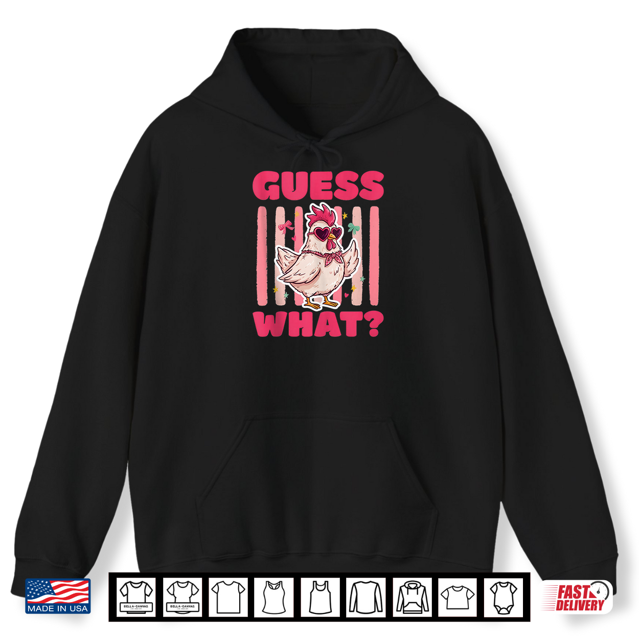Guess What Chicken Butt Funny Chicken Farm Joke Meme Humor Shirt