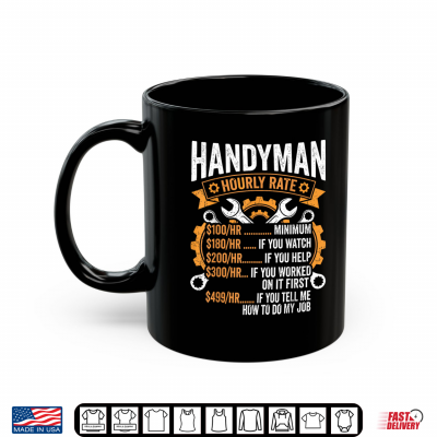 Mug Handyman Art Mr Fix It Handyman Shirt