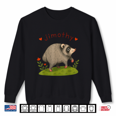 Sweatshirt Jimothy Raccoon Ivory Shirt
