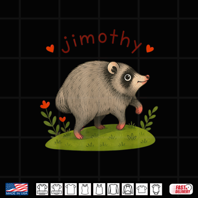 Design Jimothy Raccoon Ivory Shirt