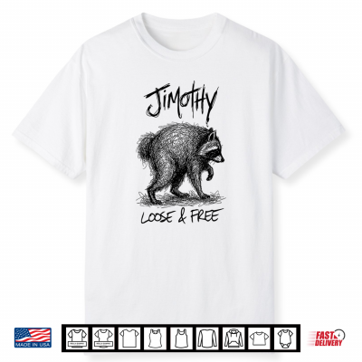 Jimothy Scribble Art Seattle Raccoon Shirt