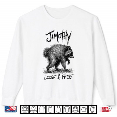 Sweatshirt Jimothy Scribble Art Seattle Raccoon Shirt