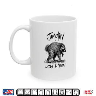 Mug Jimothy Scribble Art Seattle Raccoon Shirt