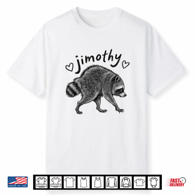 Retro Jimothy Short Spined Raccoon Shirt