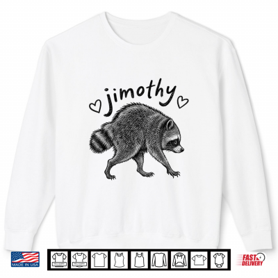 Sweatshirt Retro Jimothy Short Spined Raccoon Shirt