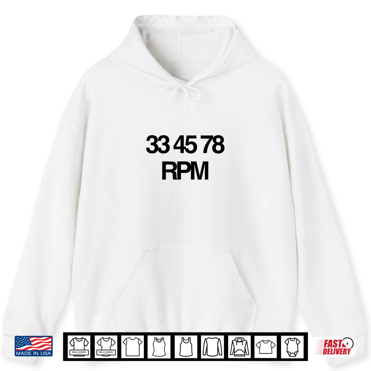 33 45 78 Rpm Music Vinyl Record Lovers Party Club Radio Djs Shirt