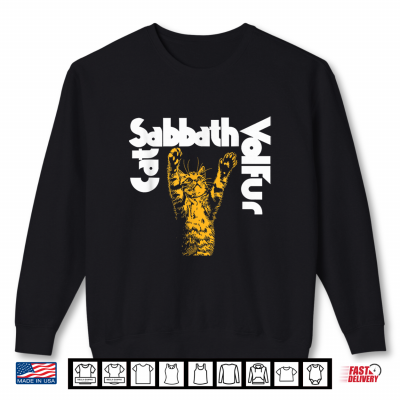 Sweatshirt Cat Sabbath Funny Cat Shirt
