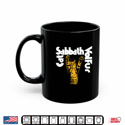 Mug Cat Sabbath Funny Cat Shirt