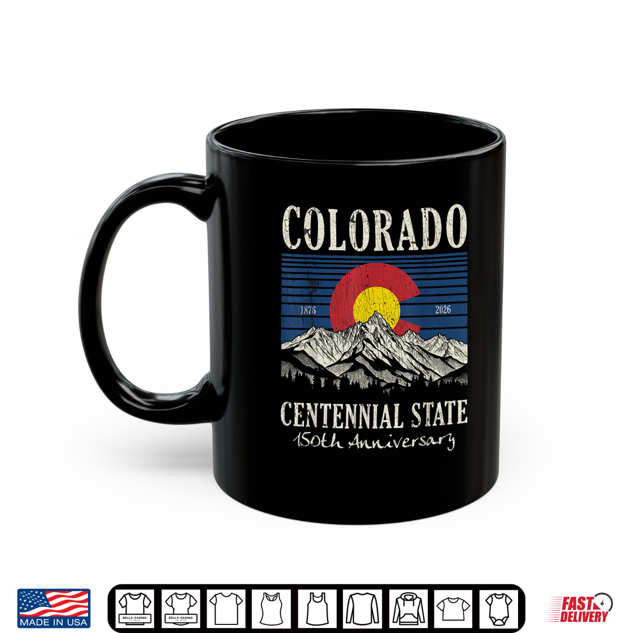 Colorado 150Th Anniversary Centennial State 1876 2026 Shirt
