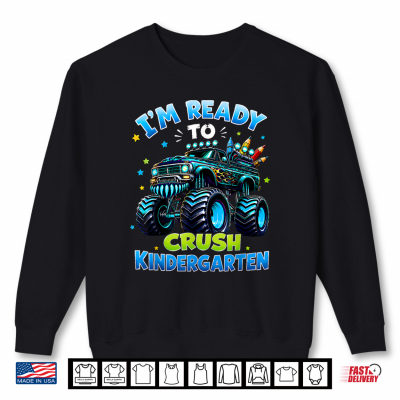 Sweatshirt First Day Of Kindergarten Back To School Student Shirt