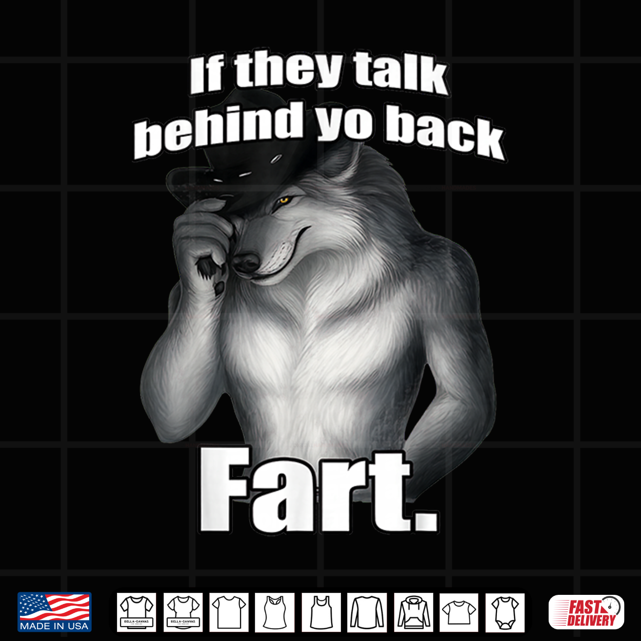 If They Talk Behind Your Back Fart Cat Meme Shirt