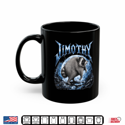 Mug Jimothy Viral Raccoon Meme Raccoon Howling At The Moon Shirt