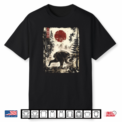 Kawaii Jimothy Seattle Raccoon Cute Japanese Ukiyo E Graphic Shirt