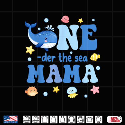 Design One der The Sea Ocean Birthday Party Shirt