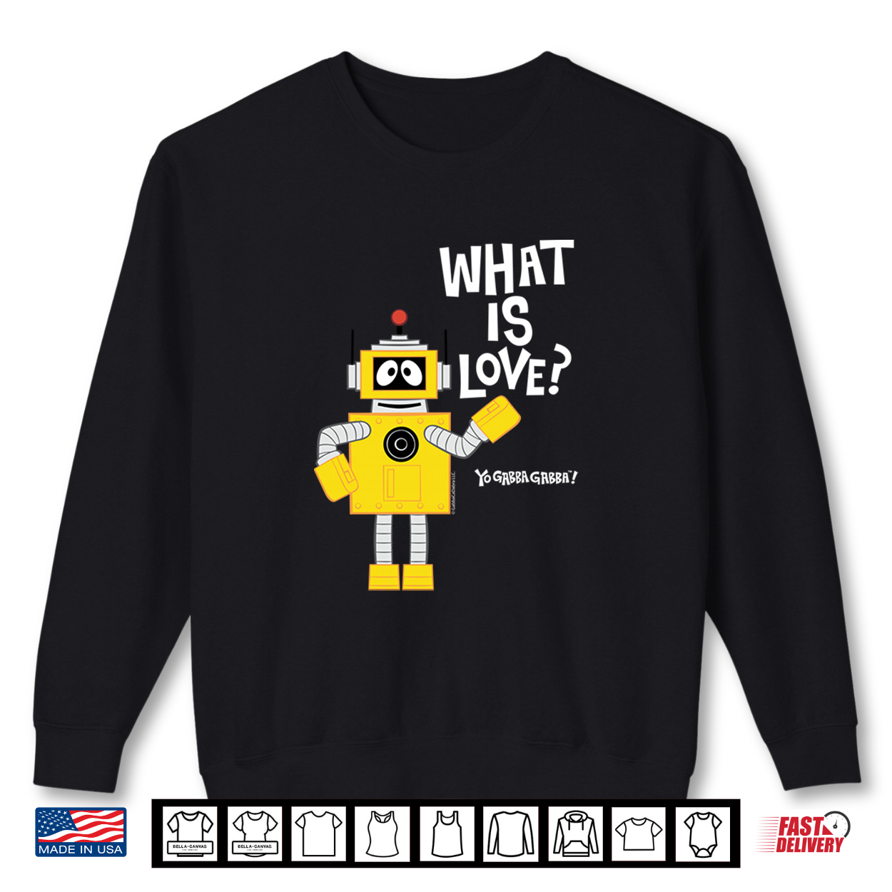 Yo Gabba Gabba What Is Love Valentine’S Day Plex Shirt