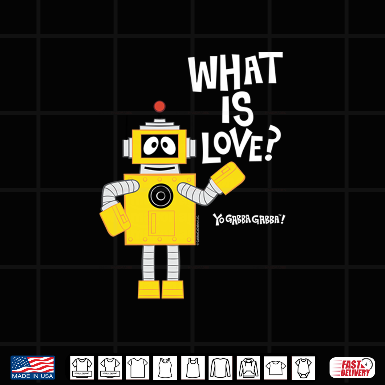 Yo Gabba Gabba What Is Love Valentine’S Day Plex Shirt
