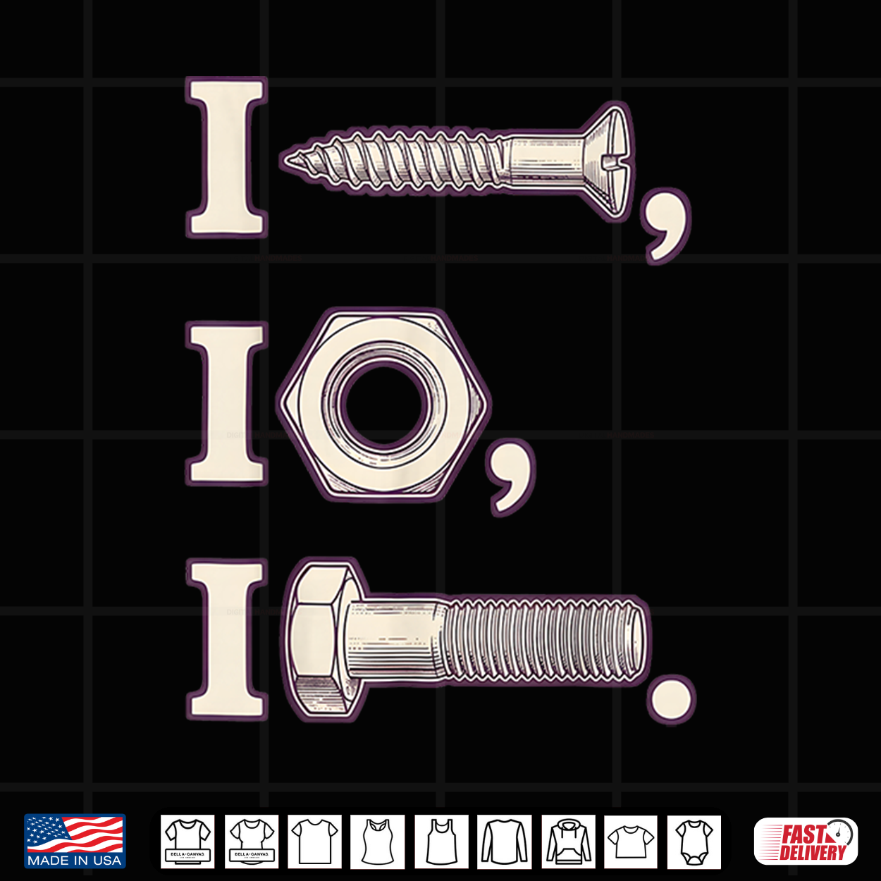 I Screw I Nut I Bolt Proud Mechanic Car Shirt