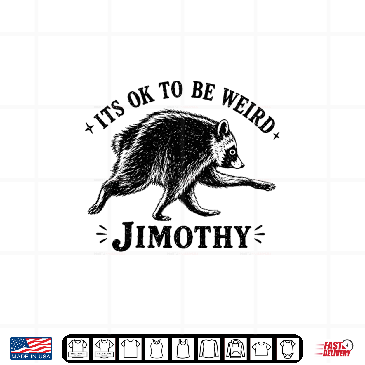 It’S Ok To Be Weird Jimothy Seattle Raccoon Humor Shirt