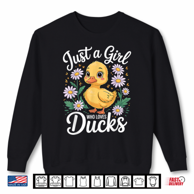 Sweatshirt Cool Rubber Duck Design For Women Girls Mom Duck Lover Shirt
