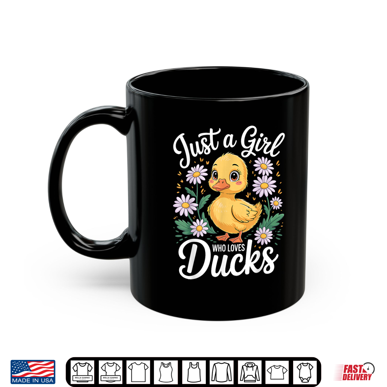 Cool Rubber Duck Design For Women Girls Mom Duck Lover Shirt