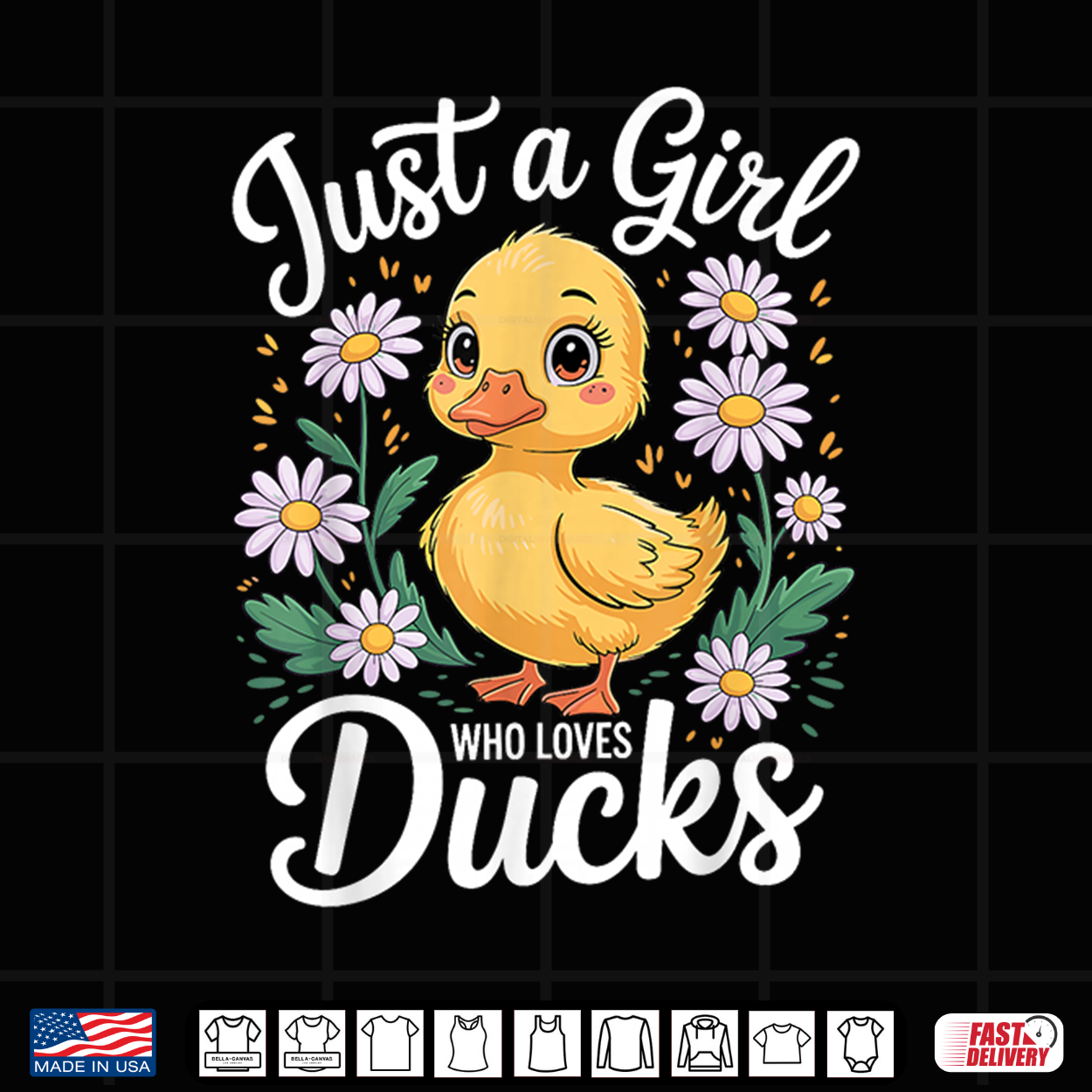Cool Rubber Duck Design For Women Girls Mom Duck Lover Shirt