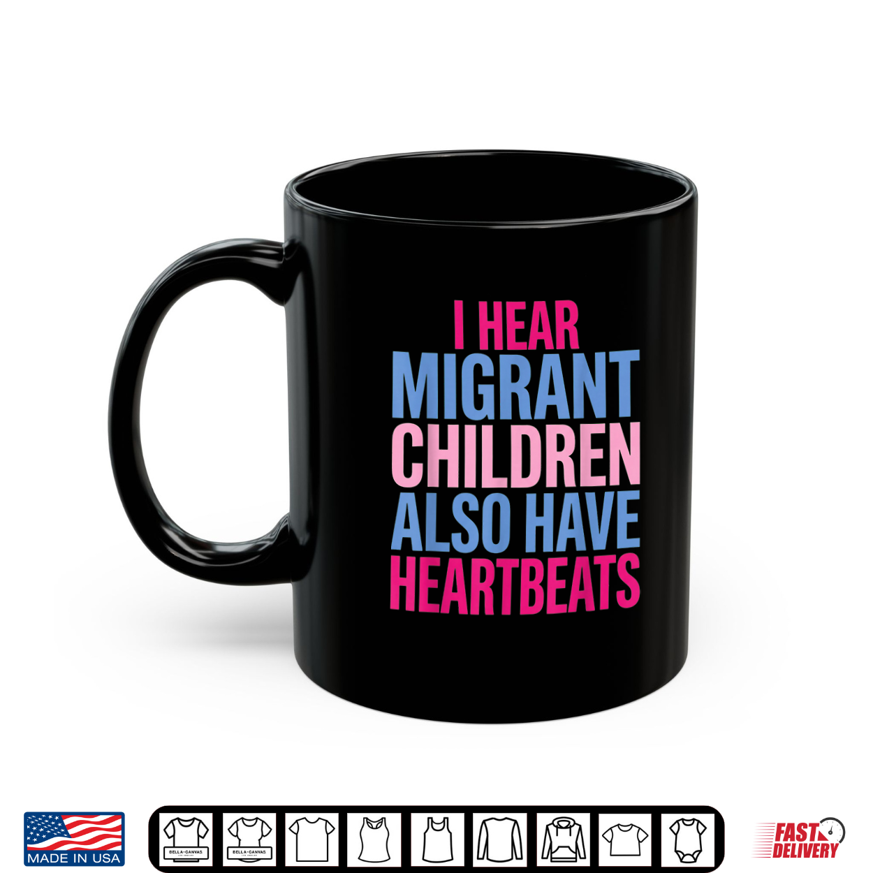 I Hear Migrant Children Also Have Heartbeats Human Rights Shirt