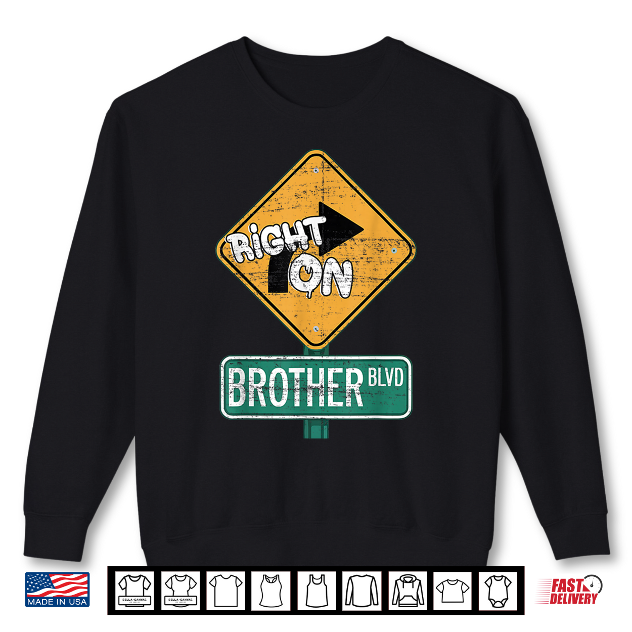 Right On Brother Bro Driving Enthusiast Funny Automobile Car Shirt