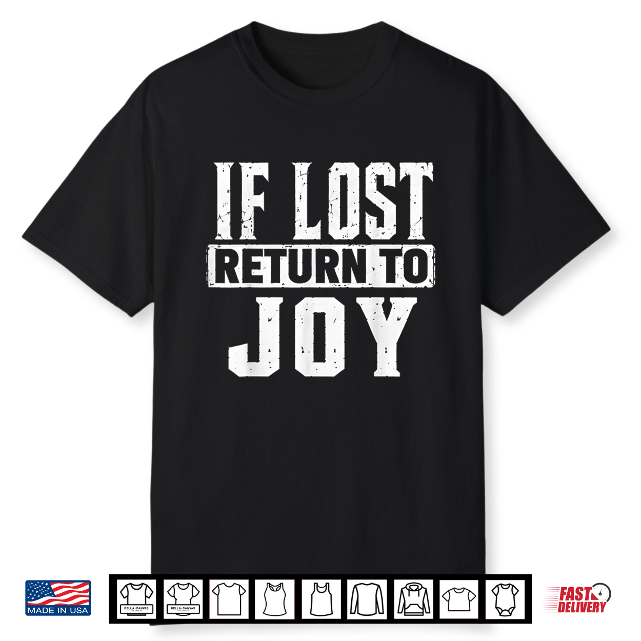 Funny If Lost Return To Joy Couple Matching Shirt