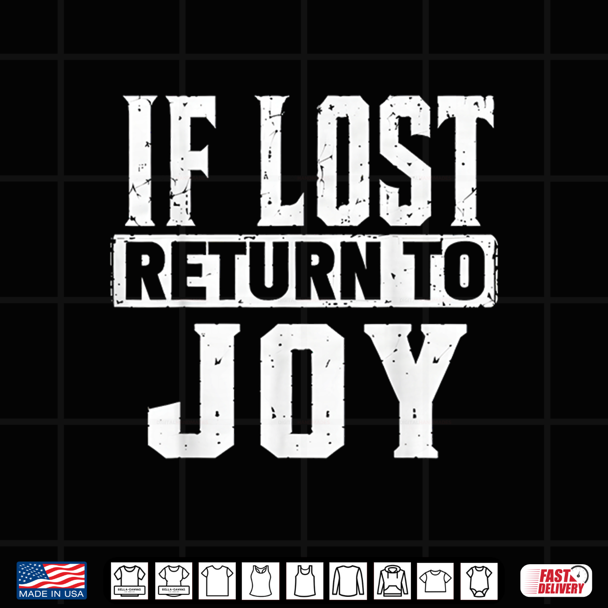 Funny If Lost Return To Joy Couple Matching Shirt