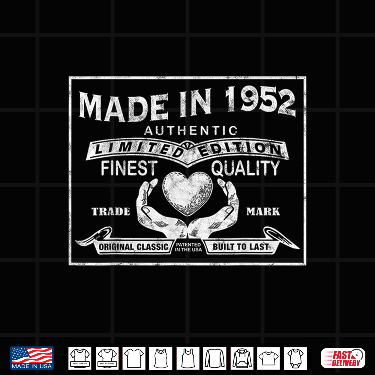 68Th Birthday Made In 1952 People Born In The 50S Shirt