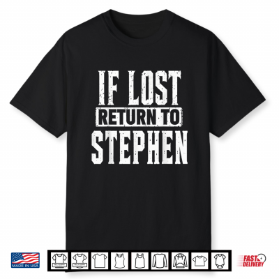 Funny If Lost Return To Stephen Couple Matching Shirt