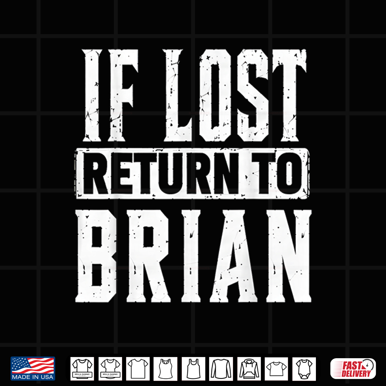 Funny If Lost Return To Brian Couple Matching Shirt