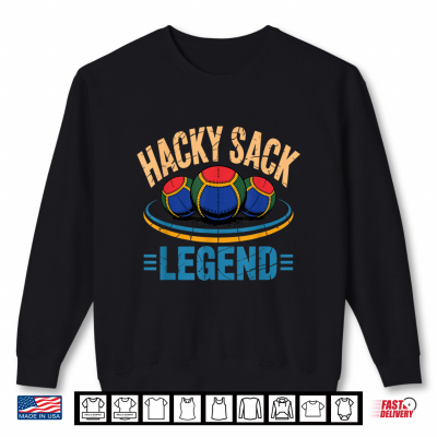 Sweatshirt Hacky Sack Design for Men Women Kids Footbag Hacky Sack Shirt