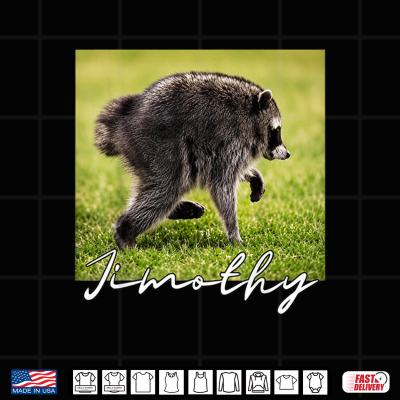 Design Seattle Jimothy Raccoon Meme Trash Panda Humor Shirt