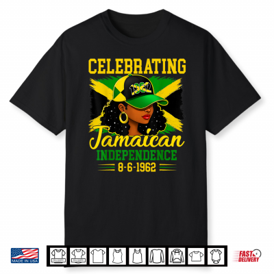 Celebrating Jamaica Independence Day Proud Jamaican Women Shirt
