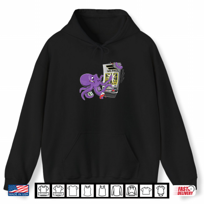 Hoodie Aggressive Octopus Shirt