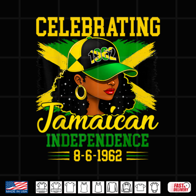 Design Celebrating Jamaica Independence Day Proud Jamaican Women Shirt