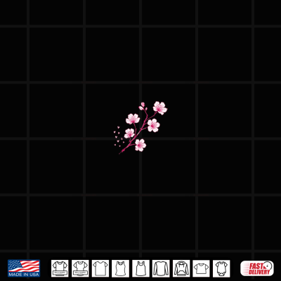 Design Cherry Blossom With Hearts Shirt