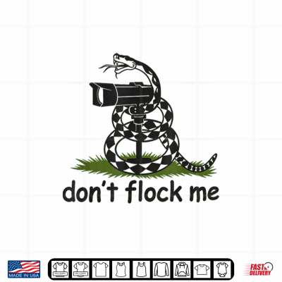 Design Funny Dont Flock Me Privacy Liberty Snake Shirt