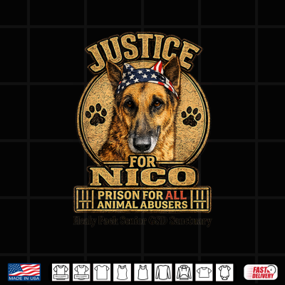 Design Justice For Nico Shirt