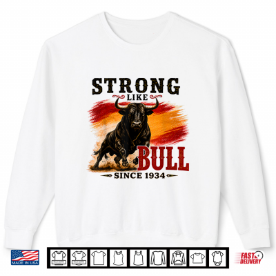 Sweatshirt Vintage Birthday Design For Dad Grandpa Men Born In 1934 Shirt