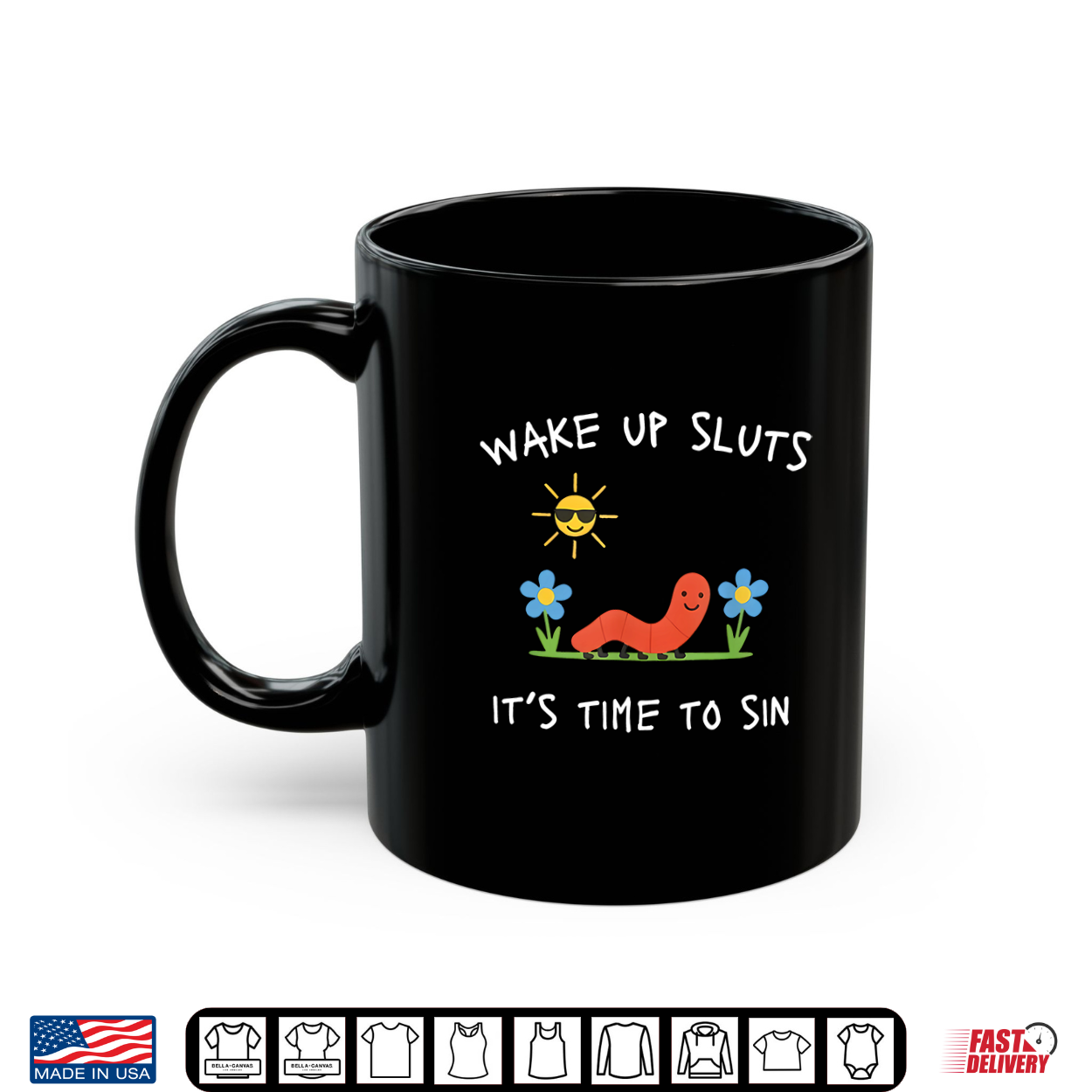 Wake Up Sluts It’S Time To Sin Funny Animal Meme Shirt
