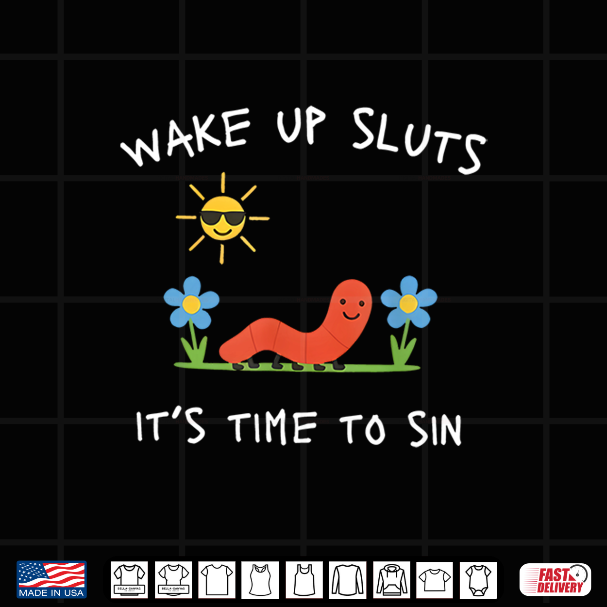 Wake Up Sluts It’S Time To Sin Funny Animal Meme Shirt