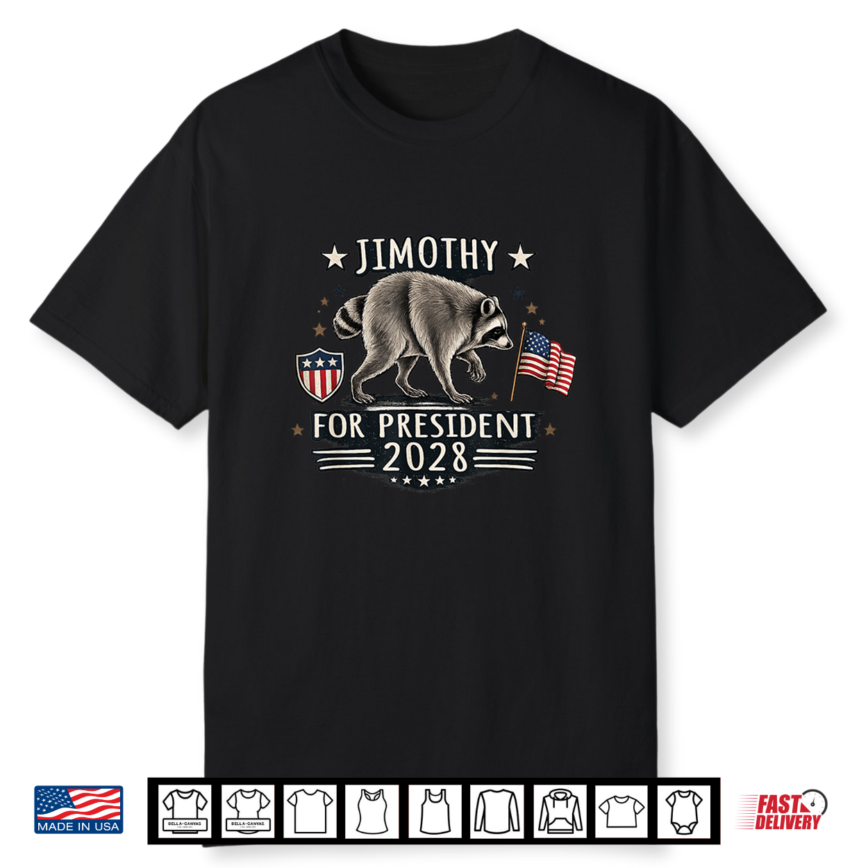 Jimothy For President 28 Funny Viral Raccoon Timothy Jimothy Shirt
