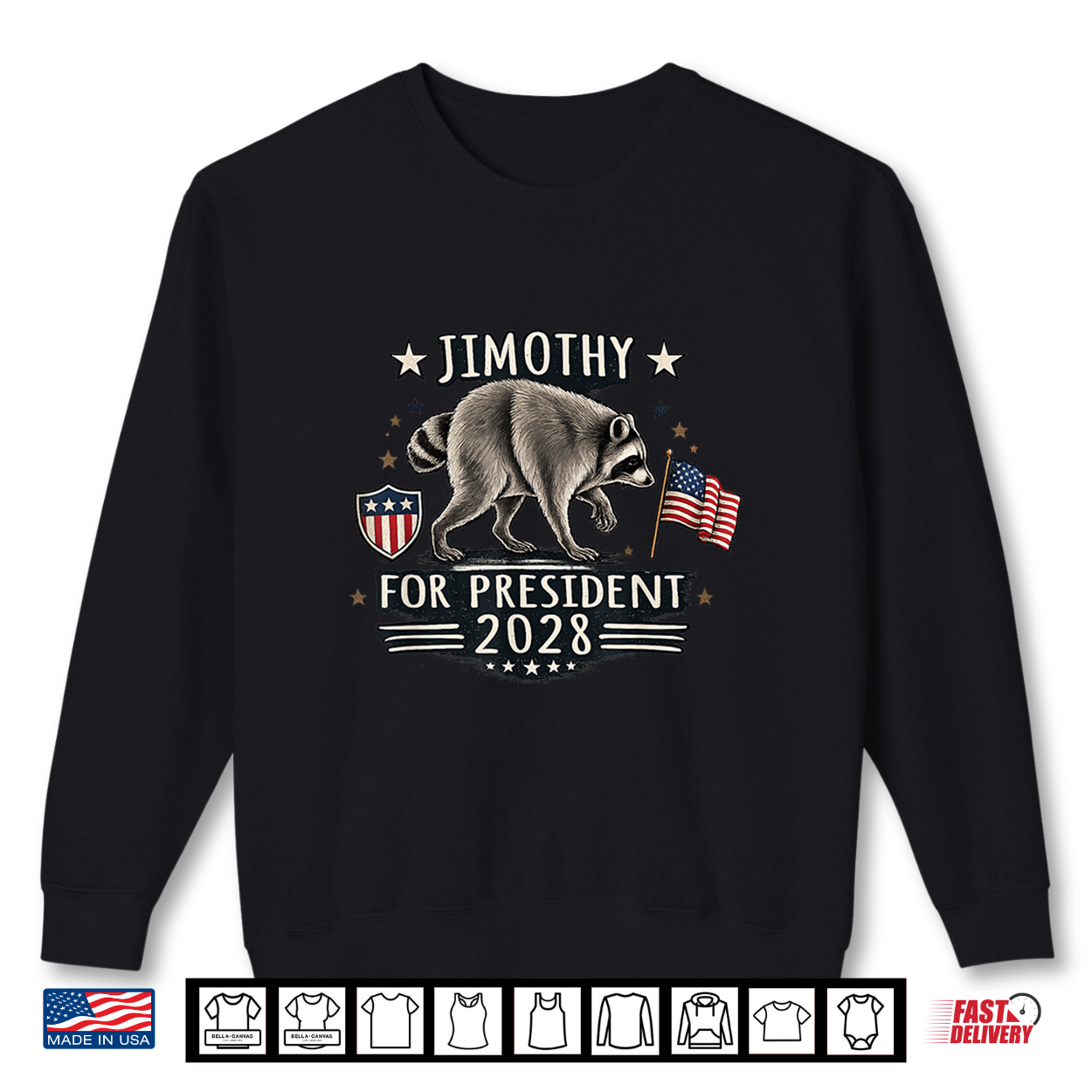 Jimothy For President 28 Funny Viral Raccoon Timothy Jimothy Shirt