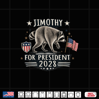 Design Jimothy For President 28 Funny Viral Raccoon Timothy Jimothy Shirt