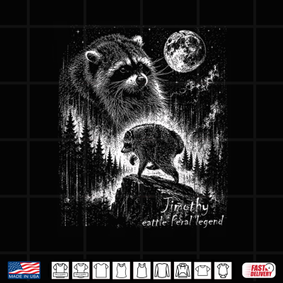 Design Jimothy Raccoon Funny Jimothy From Seattle Outfit Trending Shirt