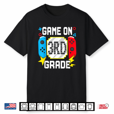 3Rd Grade For Boys Back To School First Day Of Third Grade Shirt